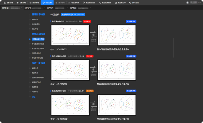 数字笔迹辅助鉴定系统